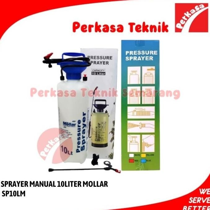 Sprayer Manual 10 Liter Mollar Sp10Lm 10Ltr Semprotan Hama Desinfektan New Stok