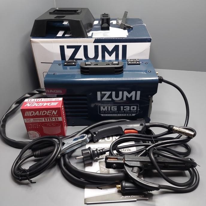 Izumi Mig 130 Mesin Travo Las Mig Inventer Plus Kawat Las Daiden New Stok