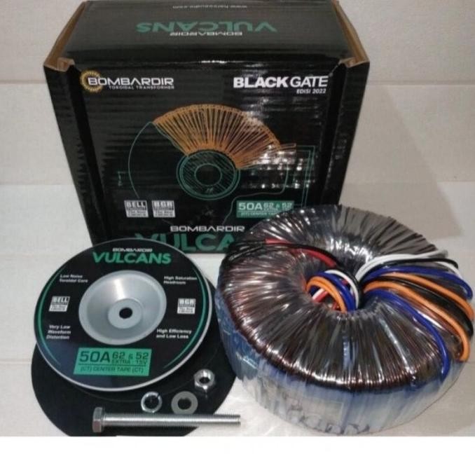 Travo Trafo 50A 62V 52V Ct Bombardir Vulcans Donut Toroid Vulcan 50 A New Stok