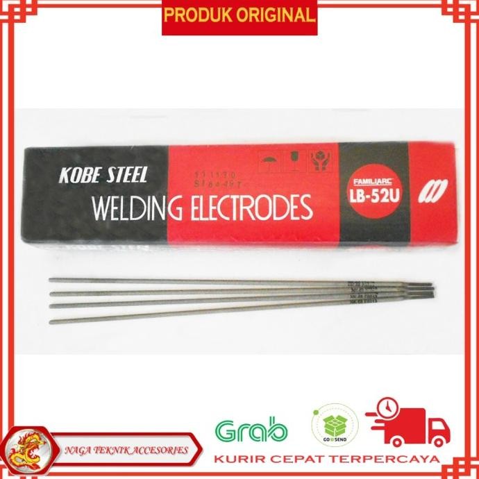 Kawat Las Listrik Lb 52 U / Besi / Kawat Baja / Kawat Las Kobe Steel New Stok