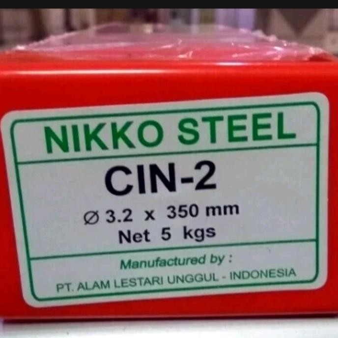 Kawat Las Cor/Ancuran Nikko Steel Cin-2 3,2Mm Original (Harga /Kg) New Stok