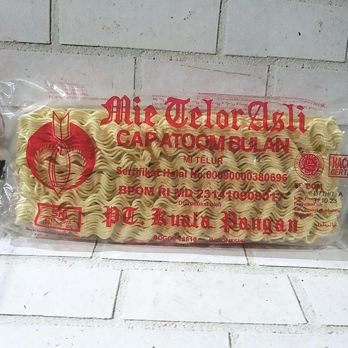 

Terlaris Mie Telor Cap Atoom Bulan 200Gr