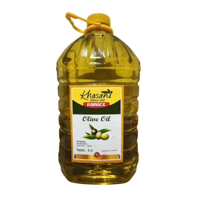 

EXP LAMA POMACE OLIVE OIL MINYAK ZAITUN POMACE 5 LITER 100% MURNI