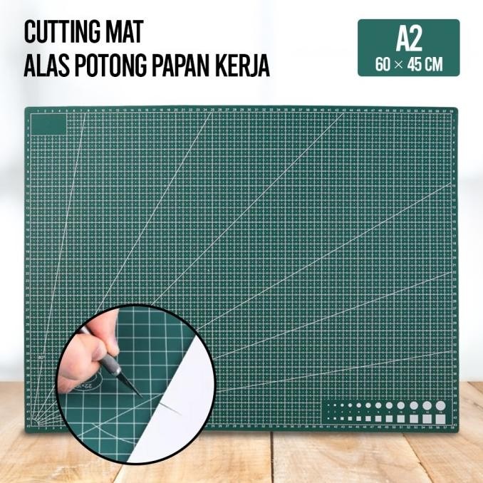 

best produk] Cutting Mat Working Pad Alas Potong Papan Kerja Besar A2 60 x 45 cm
