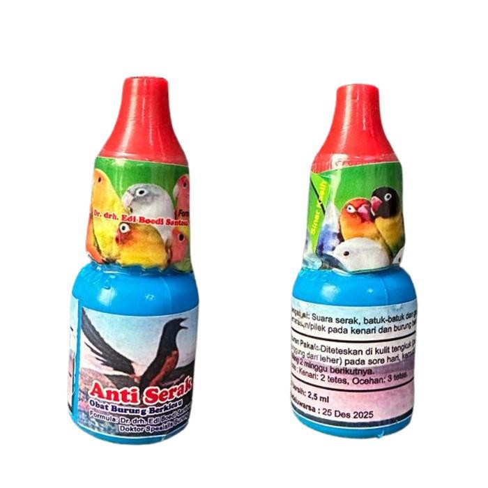 Anti Serak Dr Edi Obat Burung Serak Batuk Pilek Gangguan Pernafasan