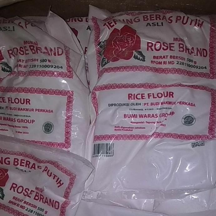 

Terlaris Tepung Beras Rose Brand 500Gr