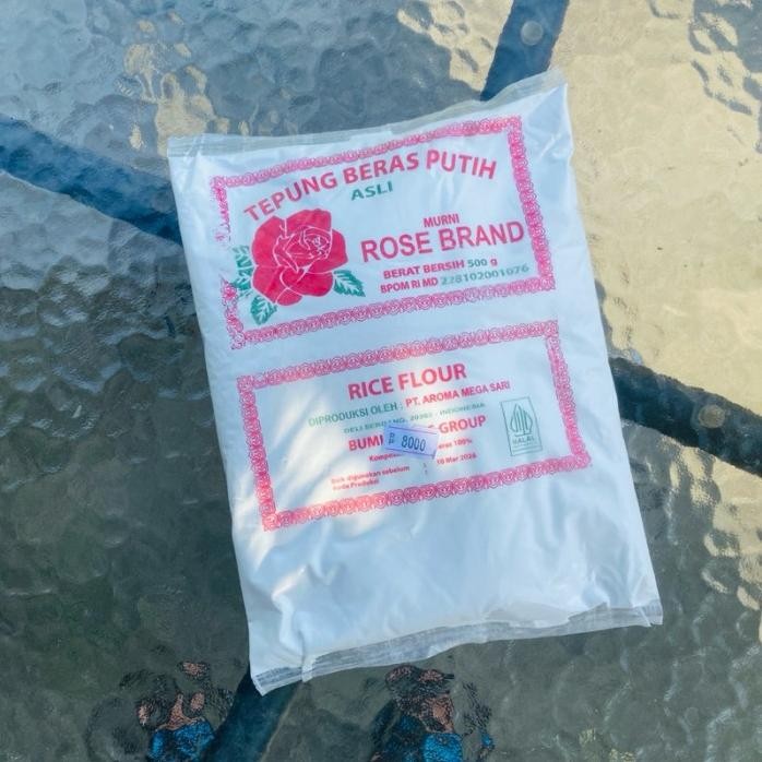 

Terlaris Tepung Beras Rose Brand 500Gr