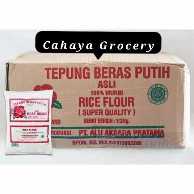 

Terlaris Tepung Beras Rose Brand 500Gr X 20Bks