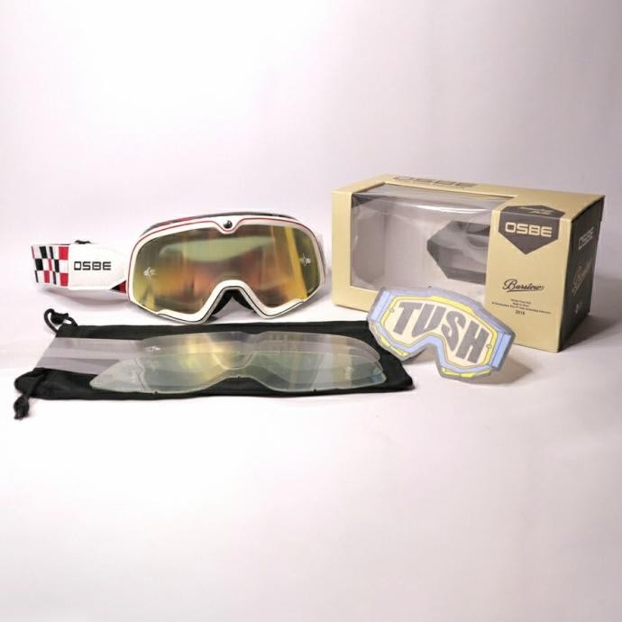 '' Goggle Osbe Barstow Putih Checkerboard /