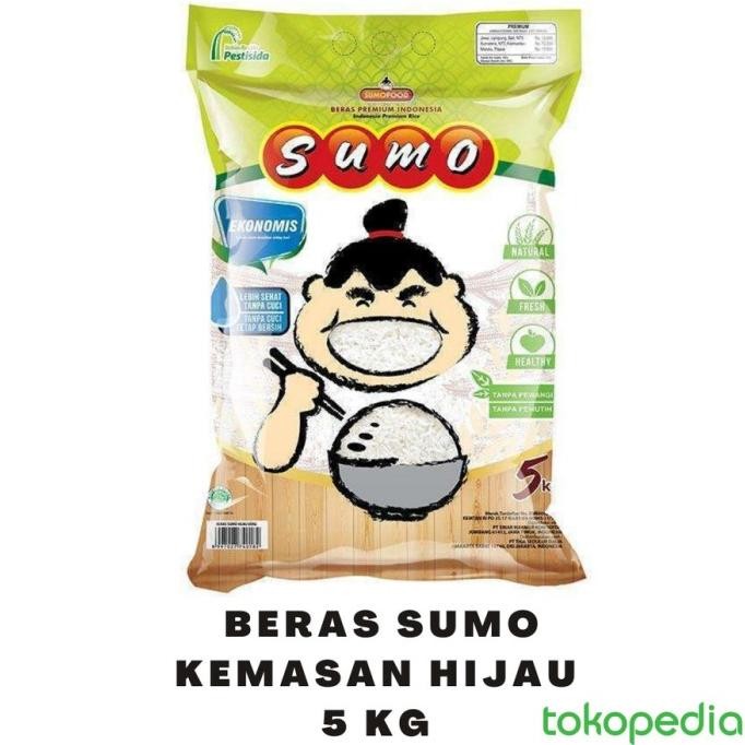 Beras Sumo Hijau Super Premium 5 Kg / Beras Sumo