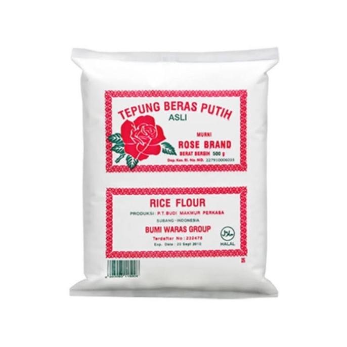 

Terlaris Tepung Beras Putih Rose Brand 500Gr