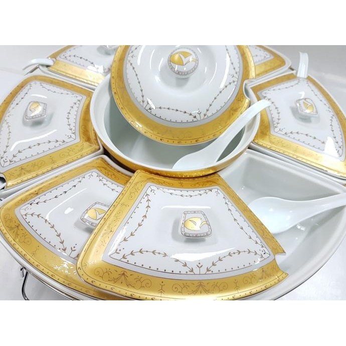 

Terlaris Vicenza Prasmanan Besar B412 Motif Padi Batam