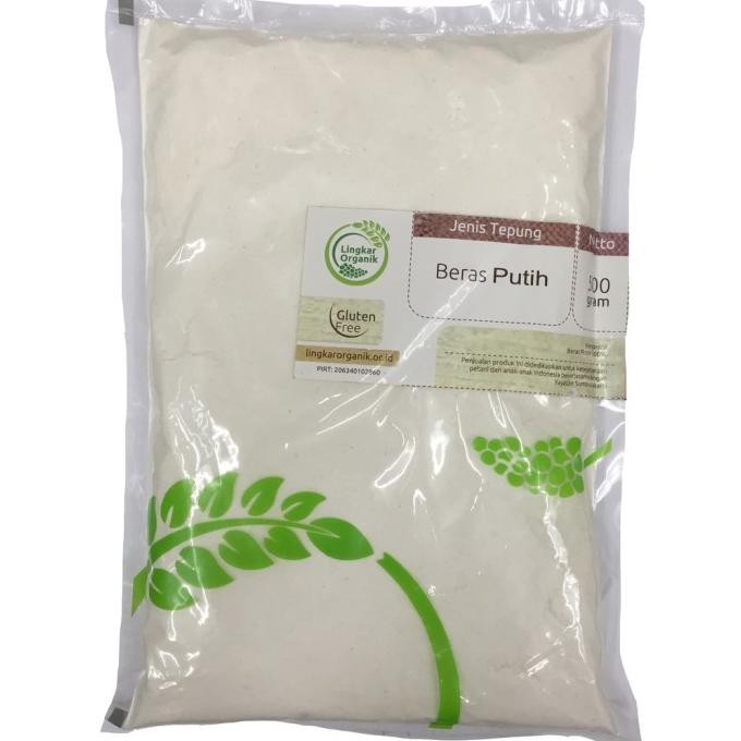 

Terlaris Tepung Beras Putih Lingkar Organik 500G