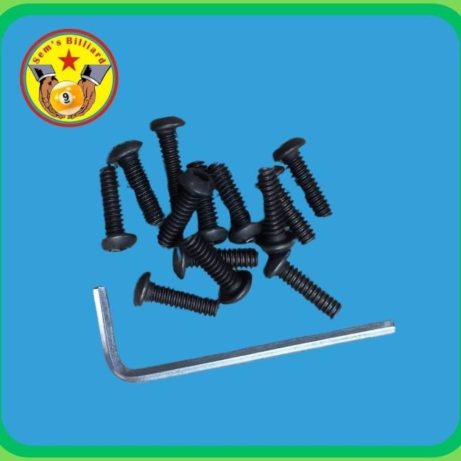 Baut Pocket Meja 9 Ft - Meja Billiard - Meja Biliyar