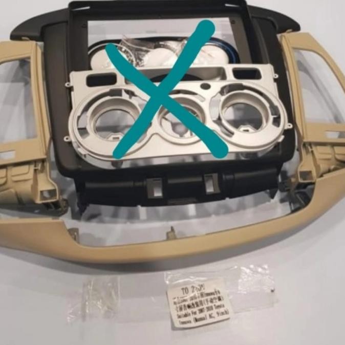 New frame ac & bawah innova G innova V 2005-2010 9 inchi android