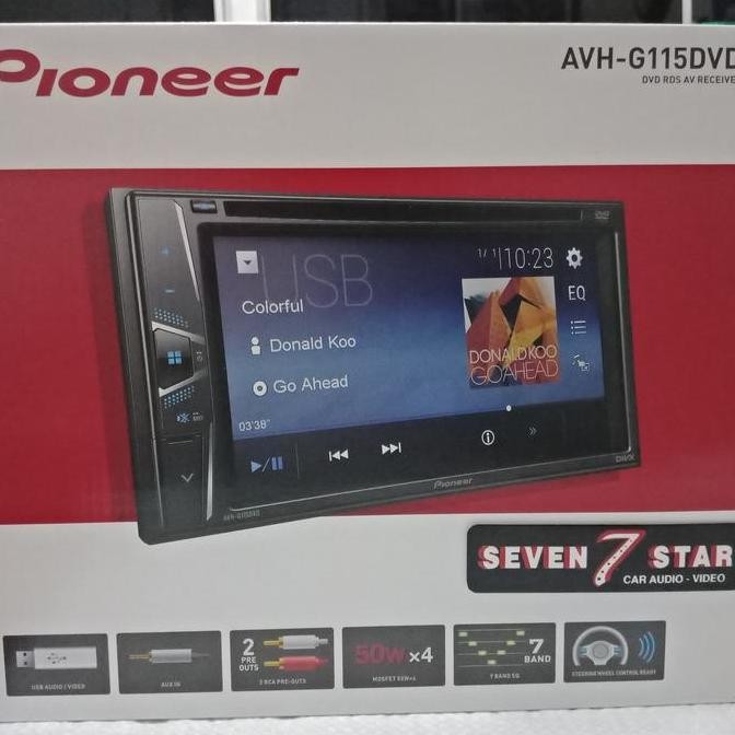 New Pioneer avh g115 dvd - pioneer avh115dvd - doubledin pioneer avh115