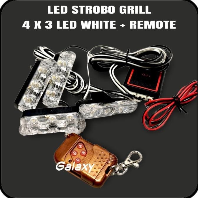 LED STROBO - LAMPU BLITZ - MOBIL PATWAL