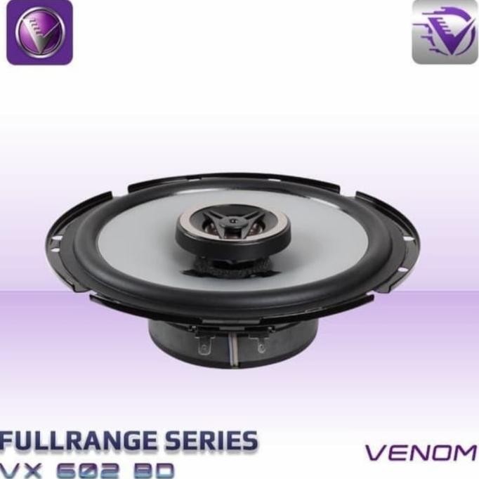 New Speaker Venom VX 602 BD / Speaker Coaxial 2 Way Venom Baby Diablo