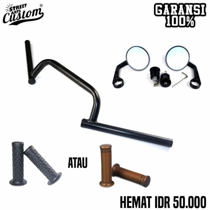 * Yamaha XSR 155 Paket Stang Caferacer Clubman dengan Spion Bar End *