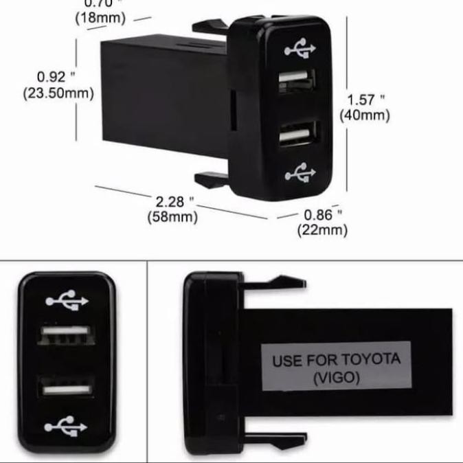 New soket USB mobil Toyota
