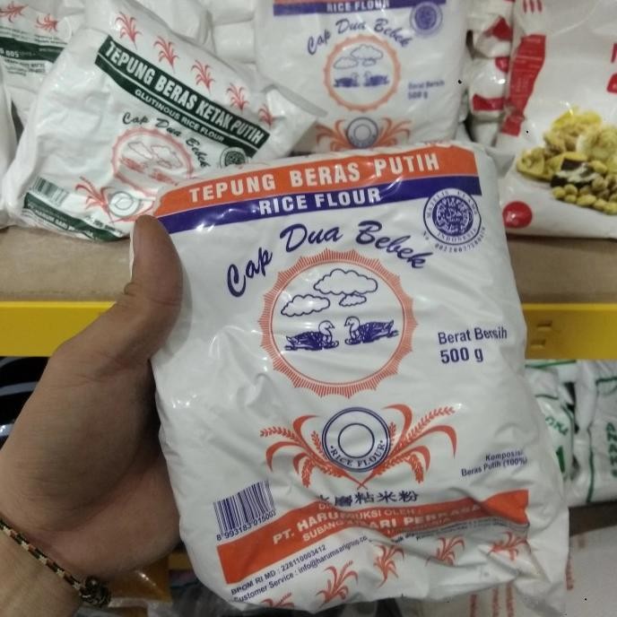 

Terlaris Tepung Beras Putih Dua Bebek 500 Gram