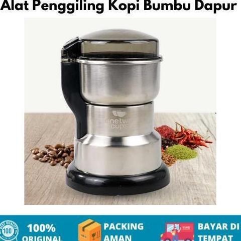 

Terlaris Alat Penggiling Kopi Bumbu Dapur Serbaguna Electric Grinder 200W Portable / Alat Penggiling Gilingan Giling Biji Kopi Latina Bumbu Kering Basah Bawang Cabe Lada Emas Kombinasi Dapur Elektrik Portable Antik Mini / Mesin Giling Kopi Bubuk Beras