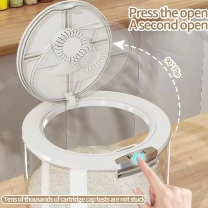 

Terlaris G0Pr. 5/10/15Kg Tempat Beras Kotak Penyimpanan Kacang Tepung Makanan Rice Box Storage / Kotak Penyimpanan Beras