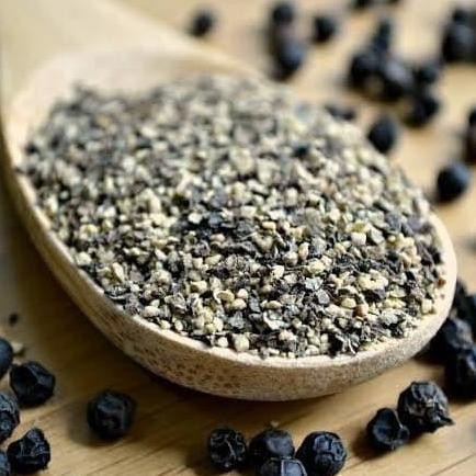 

Open DS] Black Pepper Crushed 250gram / Lada hitam kasar / merica cacah