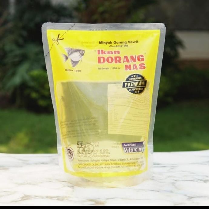 

EXP LAMA MINYAK GORENG IKAN DORANG MAS PREMIUM 1.9 LITER TERBAIK DAN HIGIENIS