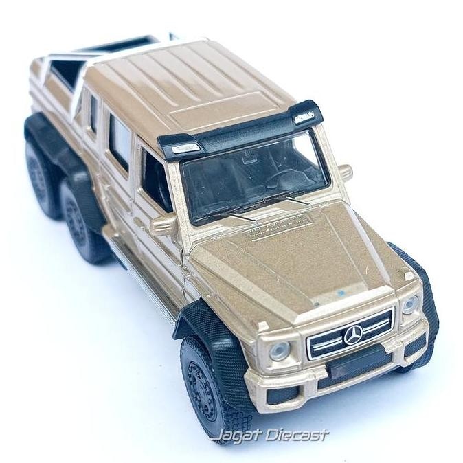 Welly Nex Mercedes Benz G 63 6x6 Silver Brown
