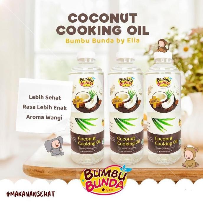 

EXP LAMA BUMBU BUNDA ELIA COCONUT COOKING OIL / MINYAK MPASI 500 ML