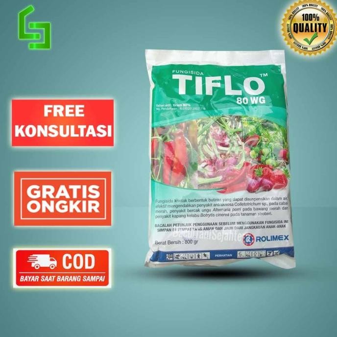 

Terlaris Tiflo 80 Wp 400 Gram Fungisida Penyakit Blast Padi Bercak Ungu Bawang