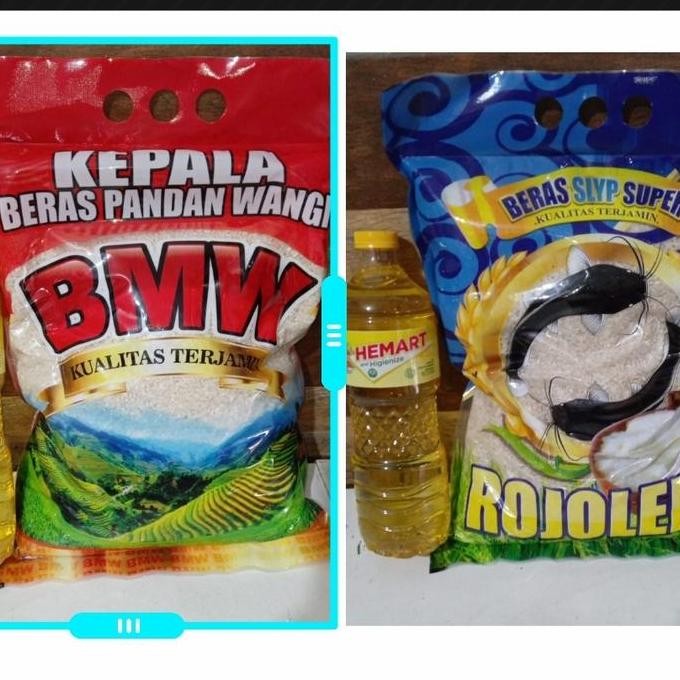 

EXP LAMA KHUSUS GOSEND! PAKET BERAS 5 L + MINYAK 1 L