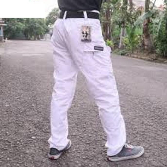 Berkualitas CELANA PANJANG PDL CARGO TACTICAL PUTIH PANJANG
