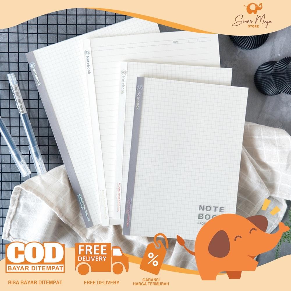 

Promo Meriah Be09 Exquisite Life Clear Cover Notebook A5 (Ruled, Grid) / Buku Catatan Lucu Unik Murah Premium Hemat