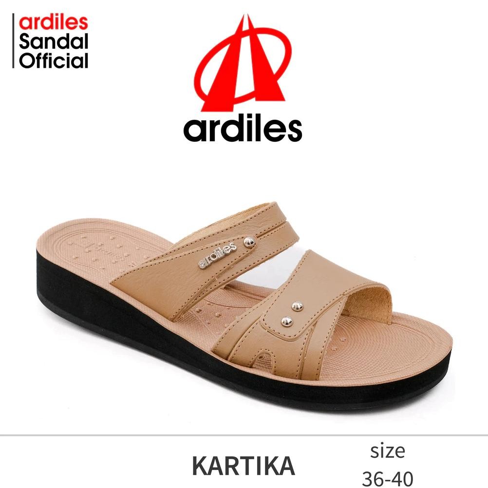 Best Ardiles Sandal Sendal Selop Slop Slip On Casual Formal Wanita Perempuan Dewasa Kekinian Kartika