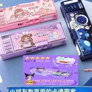 

ASB MAYY K001PLUS Kotak Pensil Multifungsi Motif Kartun Untuk Laki Laki Perempuan / Kotak Pensil Serbaguna Anak Sekolah TK SD / Tempat Pensil Anak Stationery