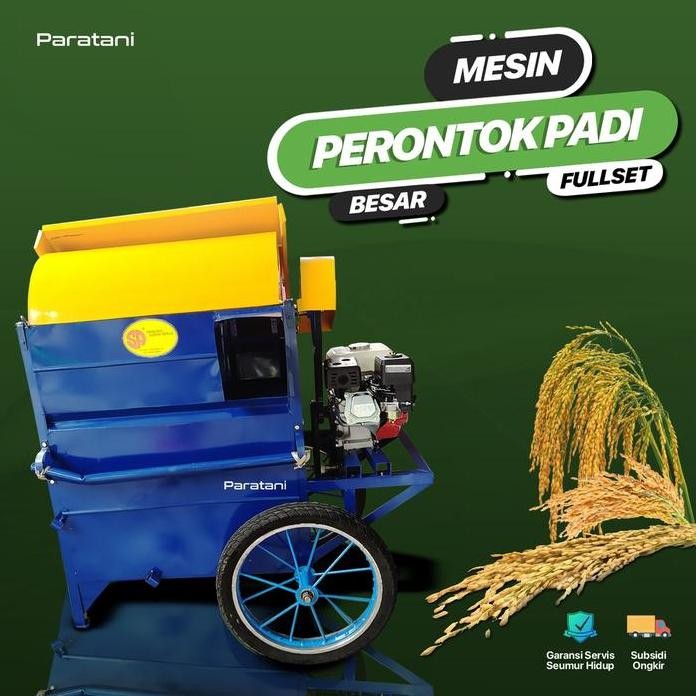 

Terlaris Mesin Perontok Padi Fullset Roda Pemipil Dos Padi