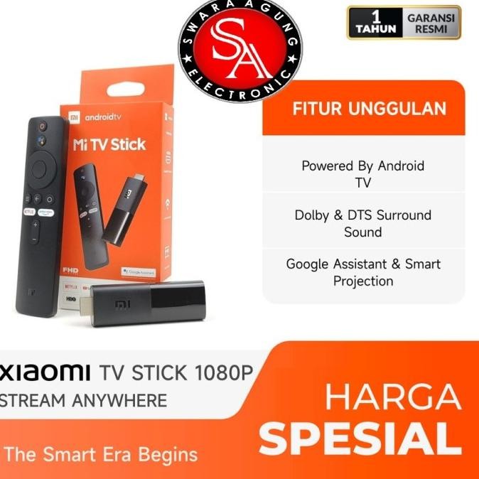 Xiaomi MI Stick Android TV Smart Android Box (Garansi Resmi 1 Tahun)