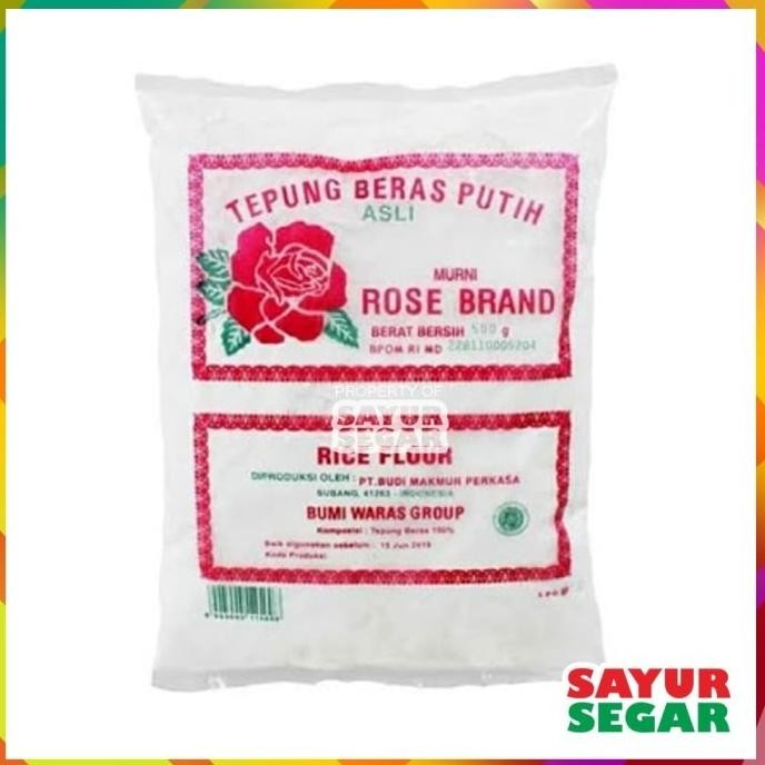 

Terlaris [Cinere] Tepung Beras Rose Brand [500G]