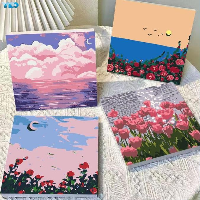 

baru !!! YKO Paint By Number 20x20 Kartun DIY Painting Kit Canvas Paint By Number Kit Digital Melukis Mewarnai Kanvas Nomor Prakarya Anak Kit 1Set Kanvas Lukis Painting Anak