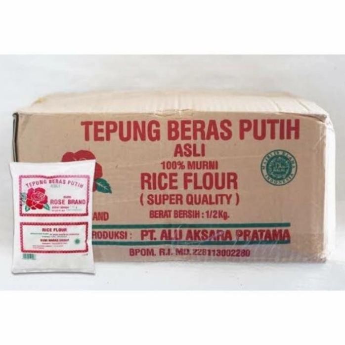 

Terlaris Tepung Beras Rose Brand 500 Gram 1Dus (Grab&Gojek Only)