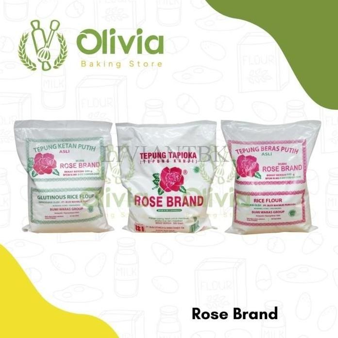 

Terlaris Lt Tepung Beras Putih/Rice Flour Rose Brand (Kemasan Ekonomis) 500Gr