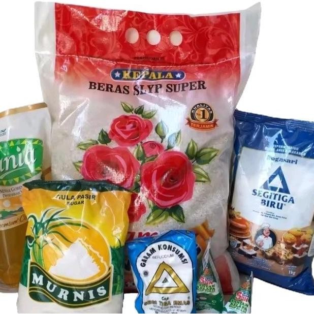 

Terlaris Paket Sembako Hemat Beras Minyak Gula Tepung Garam