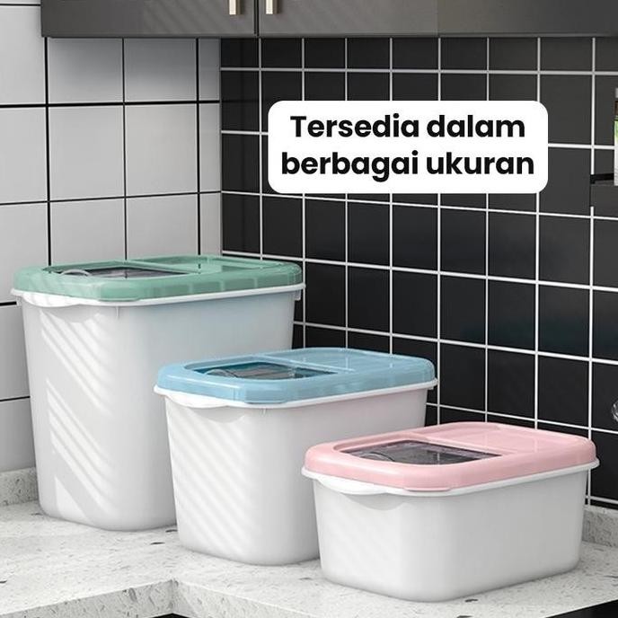 

Terlaris Buy1- Starlight Tempat Beras 10Kg Kotak Penyimpanan Kacang Tepung Makanan Rice Box Storage Bisa Didorong Dengan Roda Hsb148