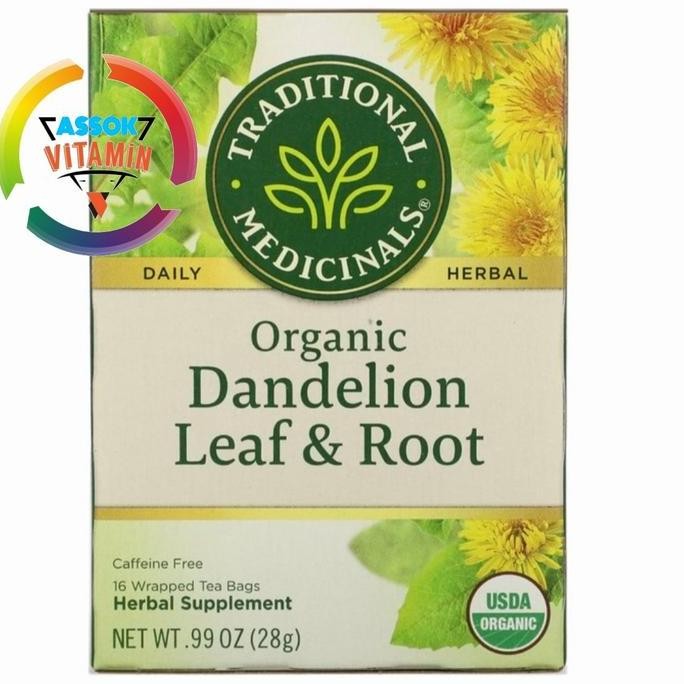 

ready stock Traditional Medicinals Organic Dandelion Leaf & Root Tea / Herbal Tea