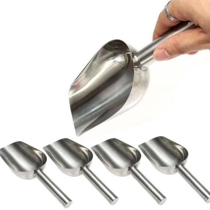 

Terlaris Skop Es Batu Sendok / Sekop Tepung Beras Gula Stainless Serbaguna