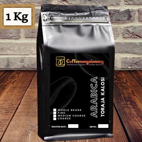 

ready stock KOPI ARABIKA TORAJA KALOSI 1Kg PREMIUM - (Biji/Giling)