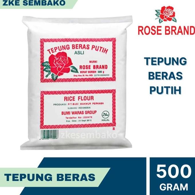 

Terlaris Tepung Beras Rose Brand 500 Gram