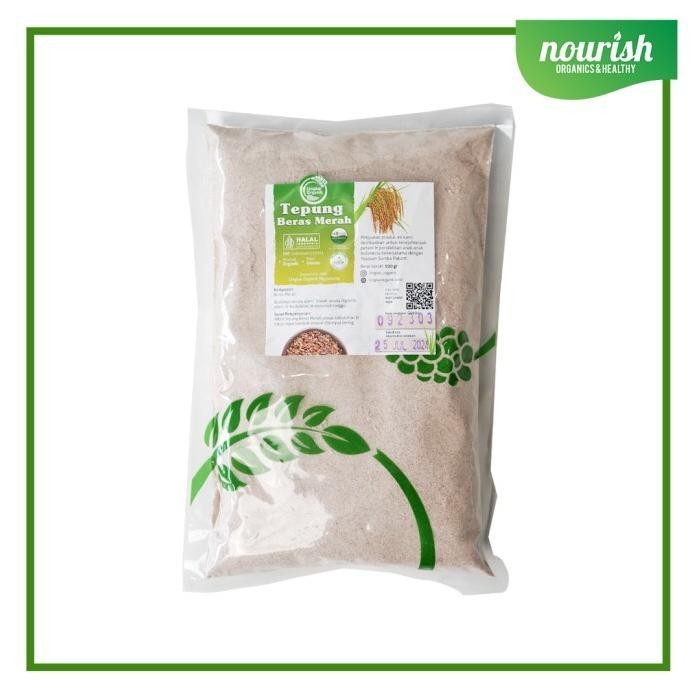 

Terlaris Lingkar Organik, Tepung Beras Merah Organik ( Gluten Free ) 500G